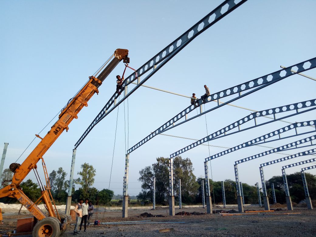 Slope Roofing Erection
